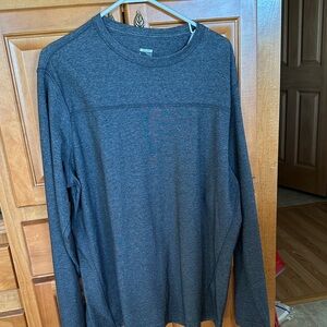 Nike Men's Dark Gray Long Sleeve Tee
